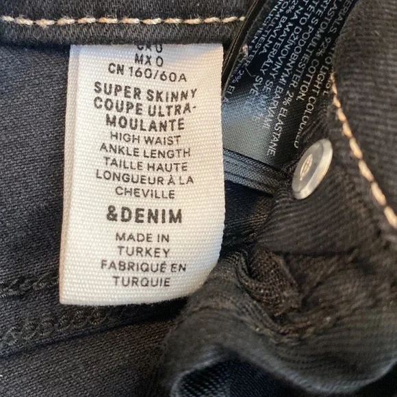 &Denim by H&M Women’s Super Skinny Coupe Ultra-Moulante - Picture 2 of 8